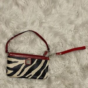 DOONEY & BOURKE JULIETTE DISTRESSED  LEATHER ZEBRA WRISTLET J8707788
